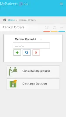 MyPatients@aku android App screenshot 1