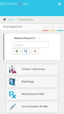 MyPatients@aku android App screenshot 3